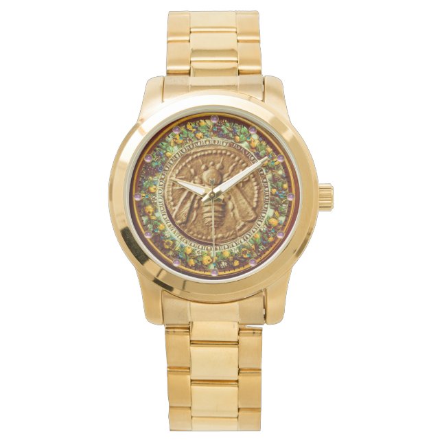 MONTRE HONEY BEE / JAUNE FLORENTINE FLORENTINE FLORENTINE (devant)