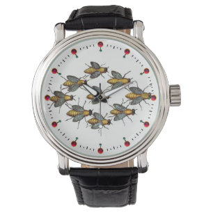 Montre HONEY BEES / BEEKEEPER BEEKEEPER White