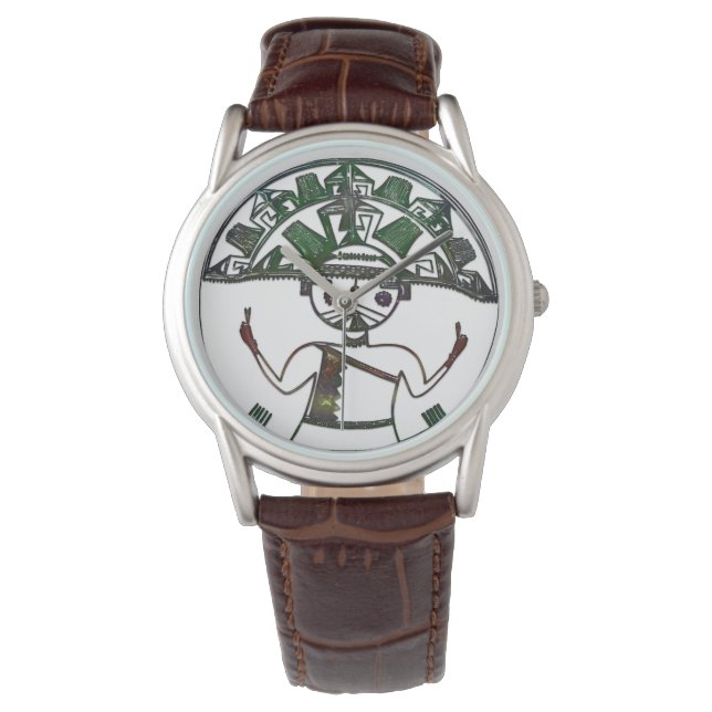 Montre HOPI Native American Folk Art (devant)