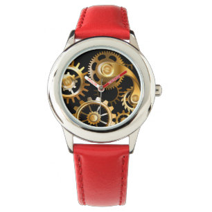 Montre Horloge à vapeur avec libellule mécanique