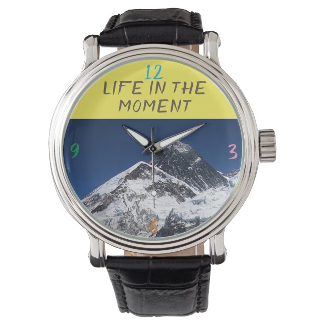Montre Horloge du mont Everest (devant)