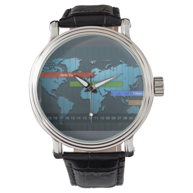 Montre Horloge Horaire Négociation (devant)