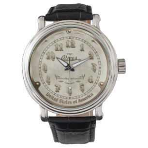 Montre Horloge imitation style rétro Steampunk