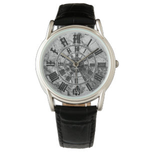 Montre Horloge Marbre Gold Of Savannah