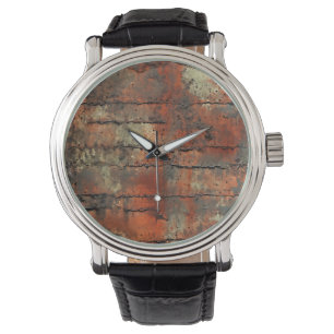 Montre Horloge murale en fer rouillé