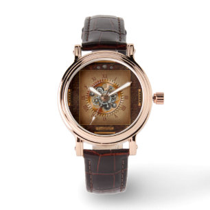 Montre Horloge Steampunk~Gros engrenage antique~Numéros r