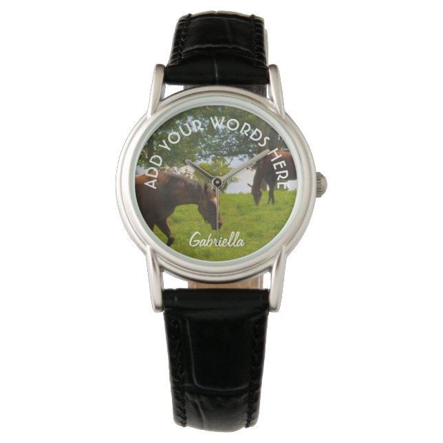 Montre Horse personnalisé (devant)