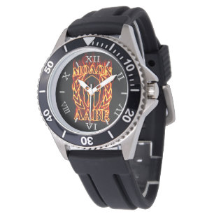Montre Hot Molon Labe Guerrier Masque Laurels Dial on Fir