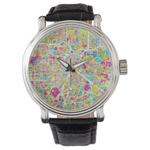 Montre Houston, Texas   Carte Neon