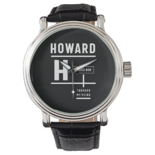 Montre Howard Nom personnalisé Cadeau Anniversaire