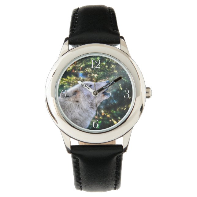 Montre Howling Arctic Wolf Nature et Faune (devant)