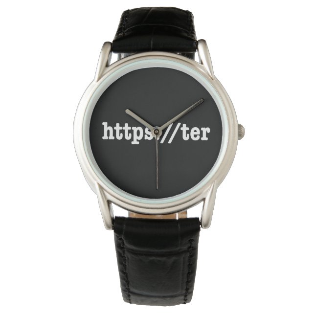 Montre https://ter / code html (devant)