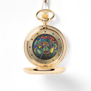 Montre Hublot de Sous-marin Steampunk Créatures Sous-Mari
