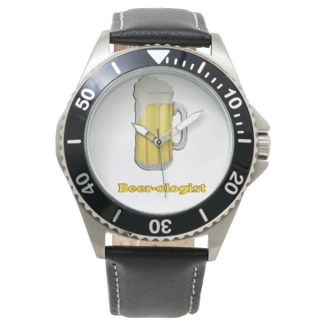 Montre Humour des amateurs de bière (devant)