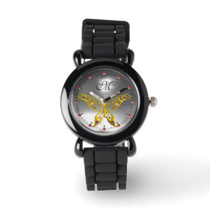 Montre HYPER D'OR BEURRE Gris Gris Gris Monogramme
