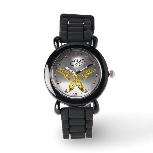 Montre HYPER D'OR BEURRE Gris Gris Gris Monogramme (Recto)