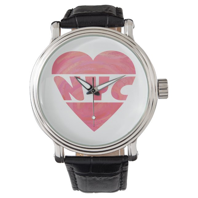 Montre I Coeur NYC (devant)