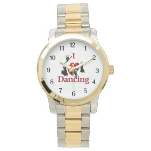 Montre I Heart Dancing Black Numéros