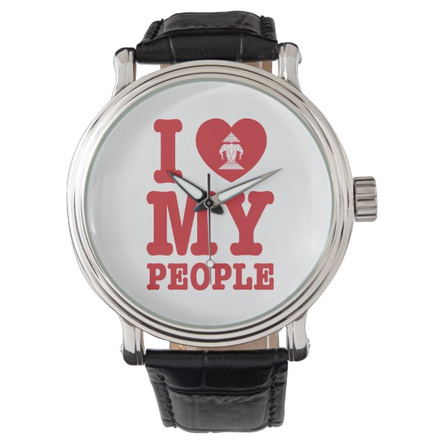 Montre I Heart (Love) Erawan My Lao People (devant)
