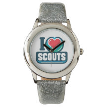 I Heart Scouts Girl Scouting Watch