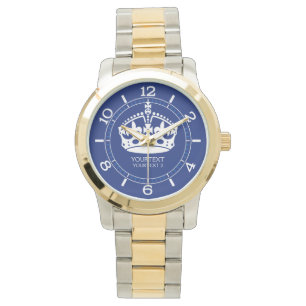 Montre Icône de couronne de conservation de calme personn