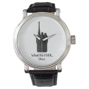 Montre Icône Fu*k Sur L'Icône Drôle Walkie Talkie