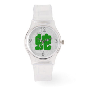 Montre Idéogramme de serpent G personnalisé Anniversaire 