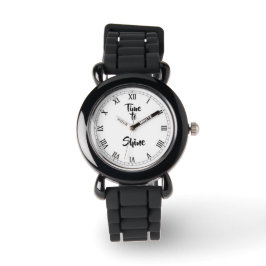 Montre Il est temps de briller le bracelet Parties scinti