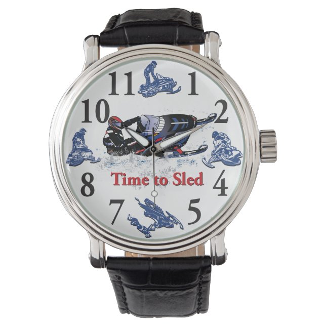 Montre Il Est Temps De Faire De La Motoneige (devant)