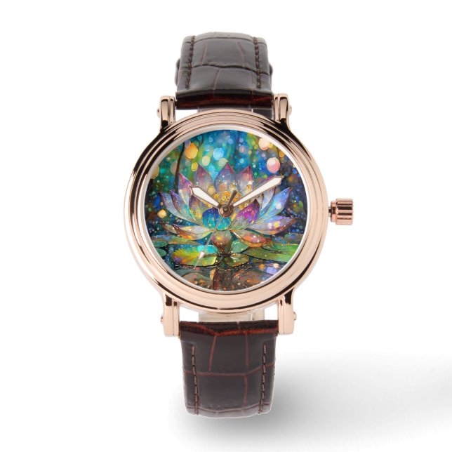 Montre Illuminated Blooming Lotus Flower (Recto)
