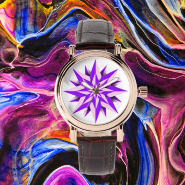 Montre Illusion florale (Créateur téléchargé)