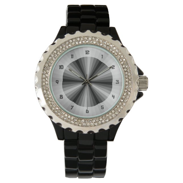 Montre Illusion optique Black Watch (devant)