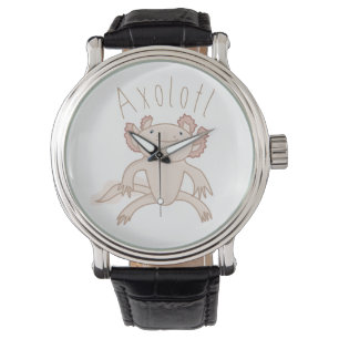 Montre Illustration d'Axolotl de Digitals, animal mignon