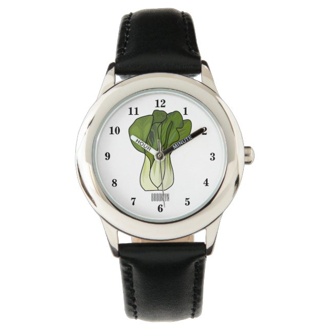 Montre Illustration de Bok choy (devant)
