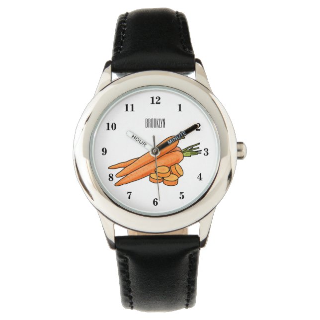 Montre Illustration de carotte (devant)