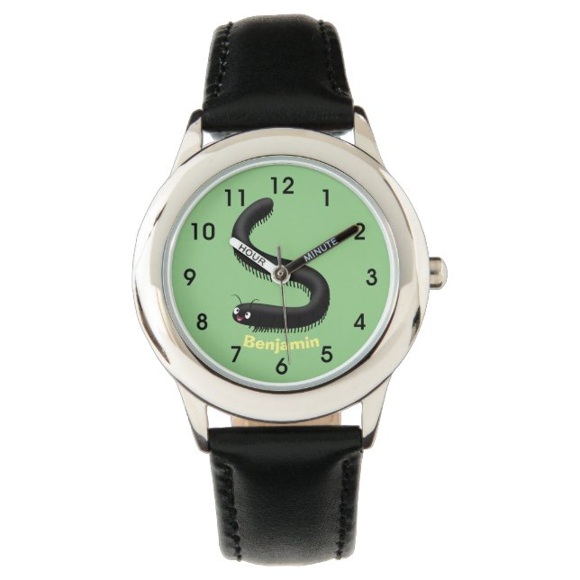 Montre Illustration de dessin mignon millipede (devant)