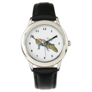Montre Illustration de la caricature de la sauterelle en