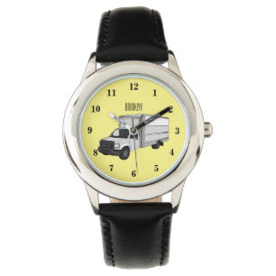 Montre Illustration de la caricature du camion-boîte
