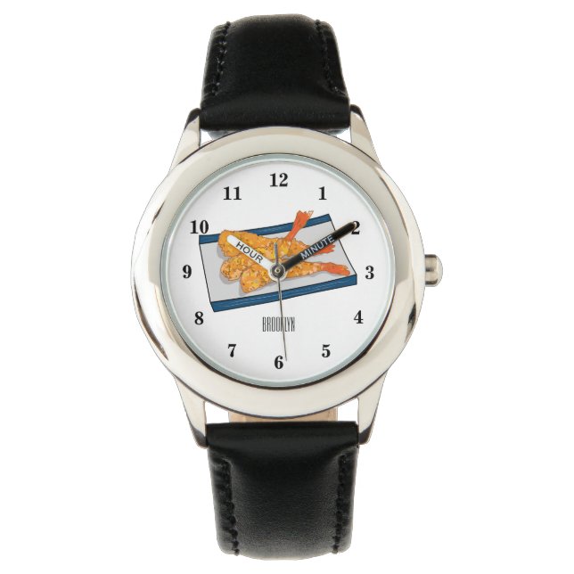 Montre Illustration de la tempura crevette (devant)