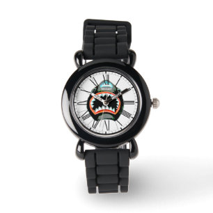 Montre Illustration de l'aquarelle drôle de l'attaque de