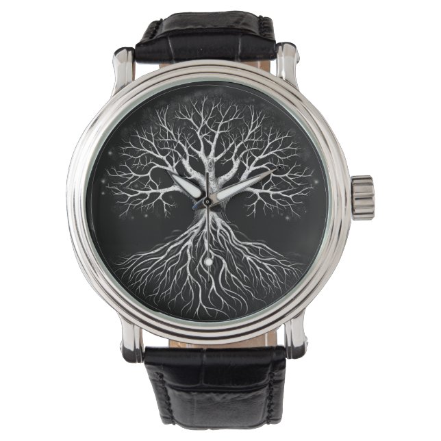 Montre Illustration de l'arbre de vie (devant)