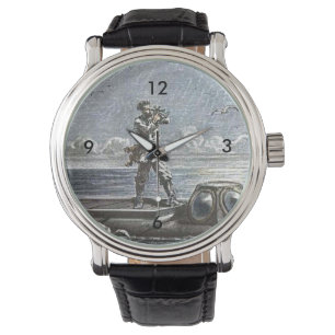 Montre Illustration de ligues de capitaine Nemo Verne