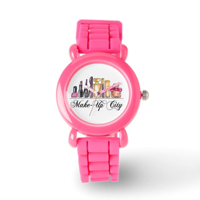Montre Illustration de mode Aquarelle Acrylique Horloge m (Recto)