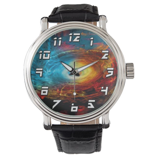 Montre Illustration de trou noir supermassif (devant)