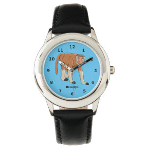 Montre Illustration drôle de singe proboscis