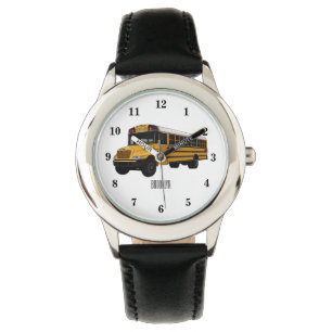 Montre Illustration d'un autobus scolaire