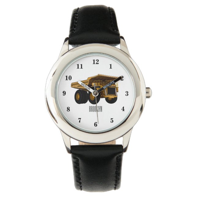 Montre Illustration d'un camion à grande échelle (devant)