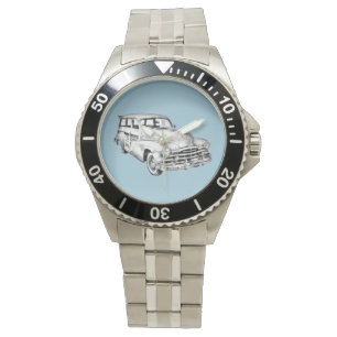 Montre Illustration en bois de Pontiac Silver Streak 1948