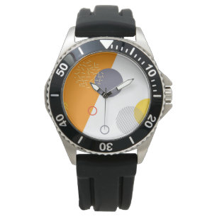 Montre Illustration géométrique urbaine, cool, unique, te