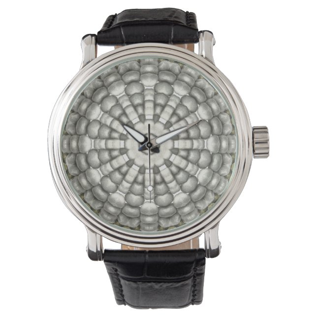 Montre Illustration kaléidoscope Abstraite Dents (devant)